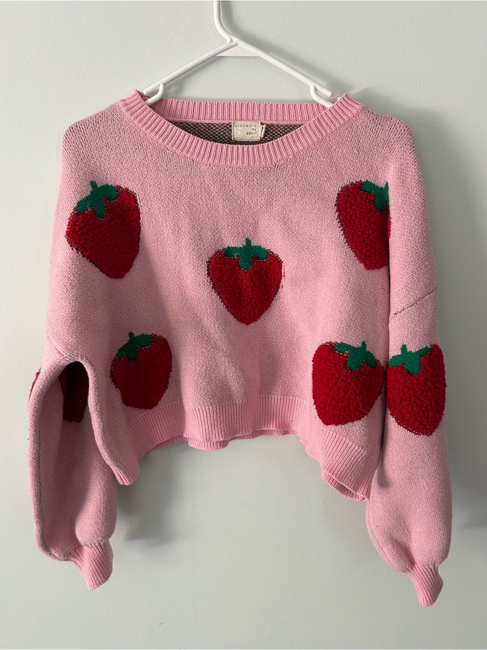 Cottagecore Strawberry Sweater